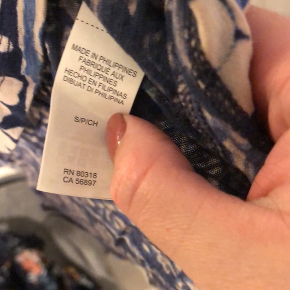 Lucky Brand ikat tank top multicolor EUC - Picture 3 of 5